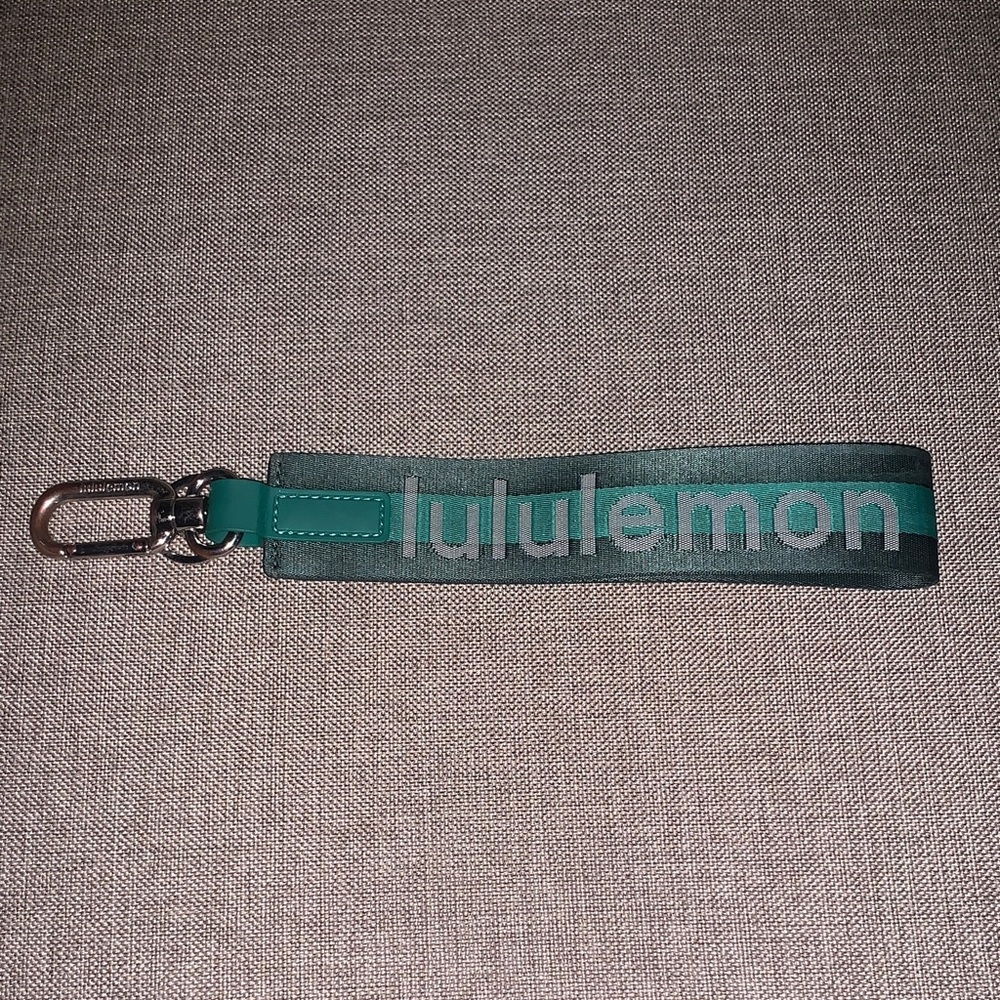 Lululemon Dark Green Keychain